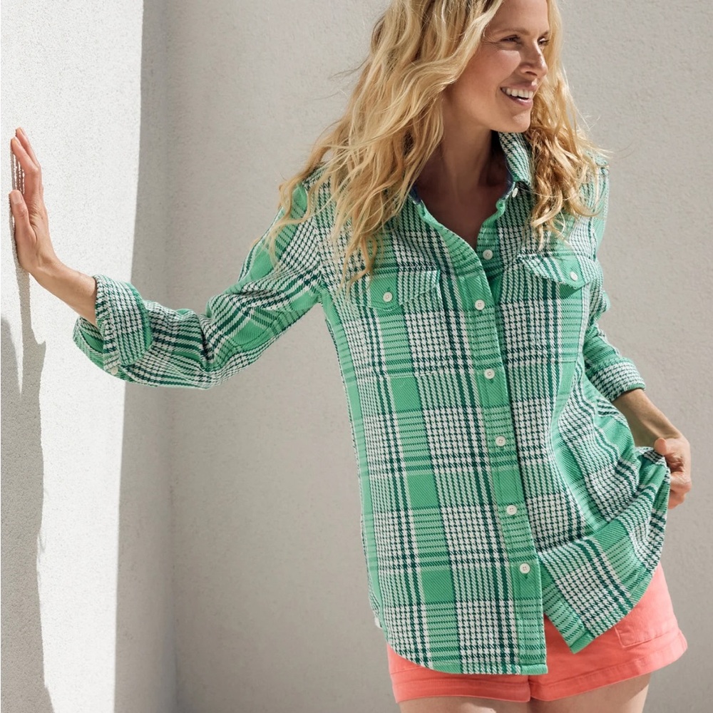 Outerknown Green Blanket Shirt - small - perfect condition!